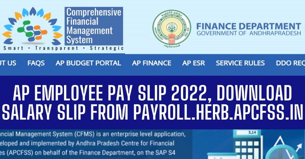 AP Employee Pay Slip 2022, download Salary Slip from payroll.herb.apcfss.in