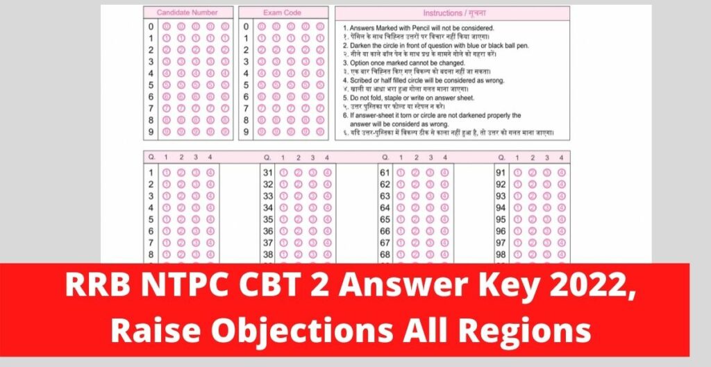 RRB NTPC CBT 2 Answer Key