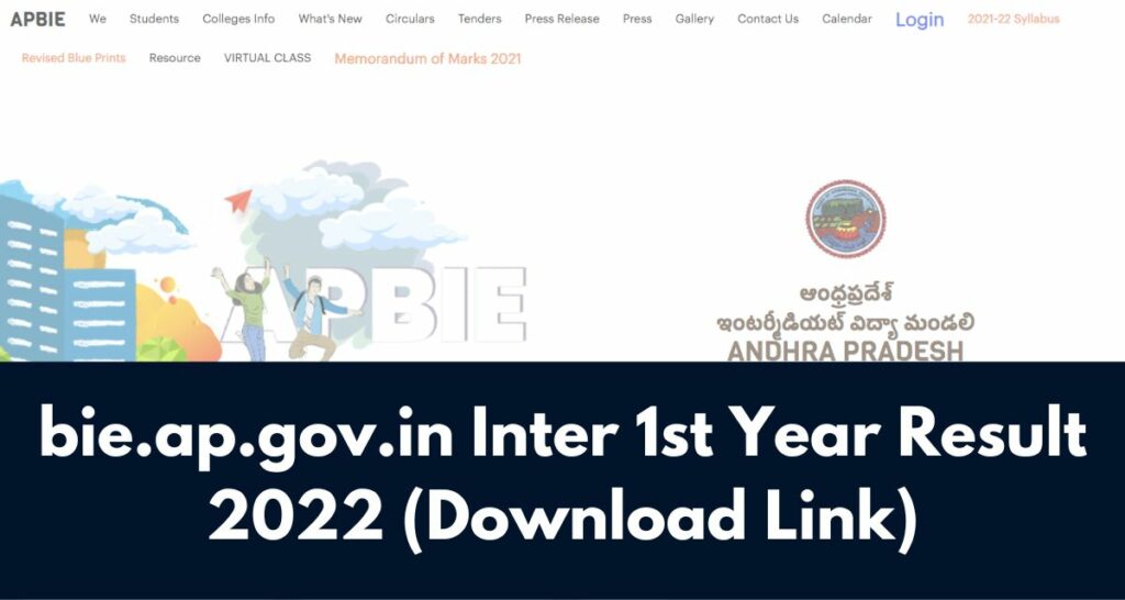 bie.ap.gov.in Inter 1st Year Result 2022 - Download Link, AP Junior Intermediate Results